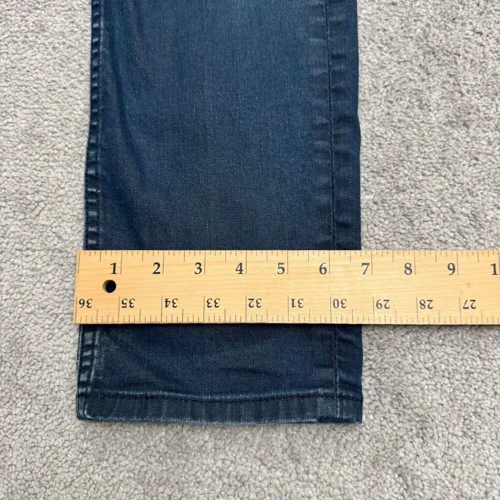 Levi's 511 Straight Leg Slim Fit Denim Jeans Mens 31x32 Dark Wash Cotton Casual